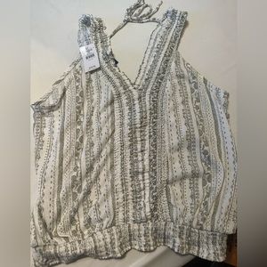 BNWT Buckle tie back tank